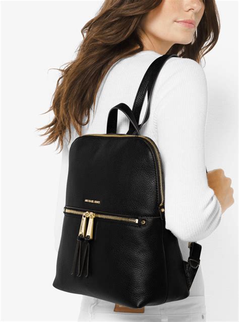 michael kors women's leather backpack purse|Michael Kors outlet backpacks.